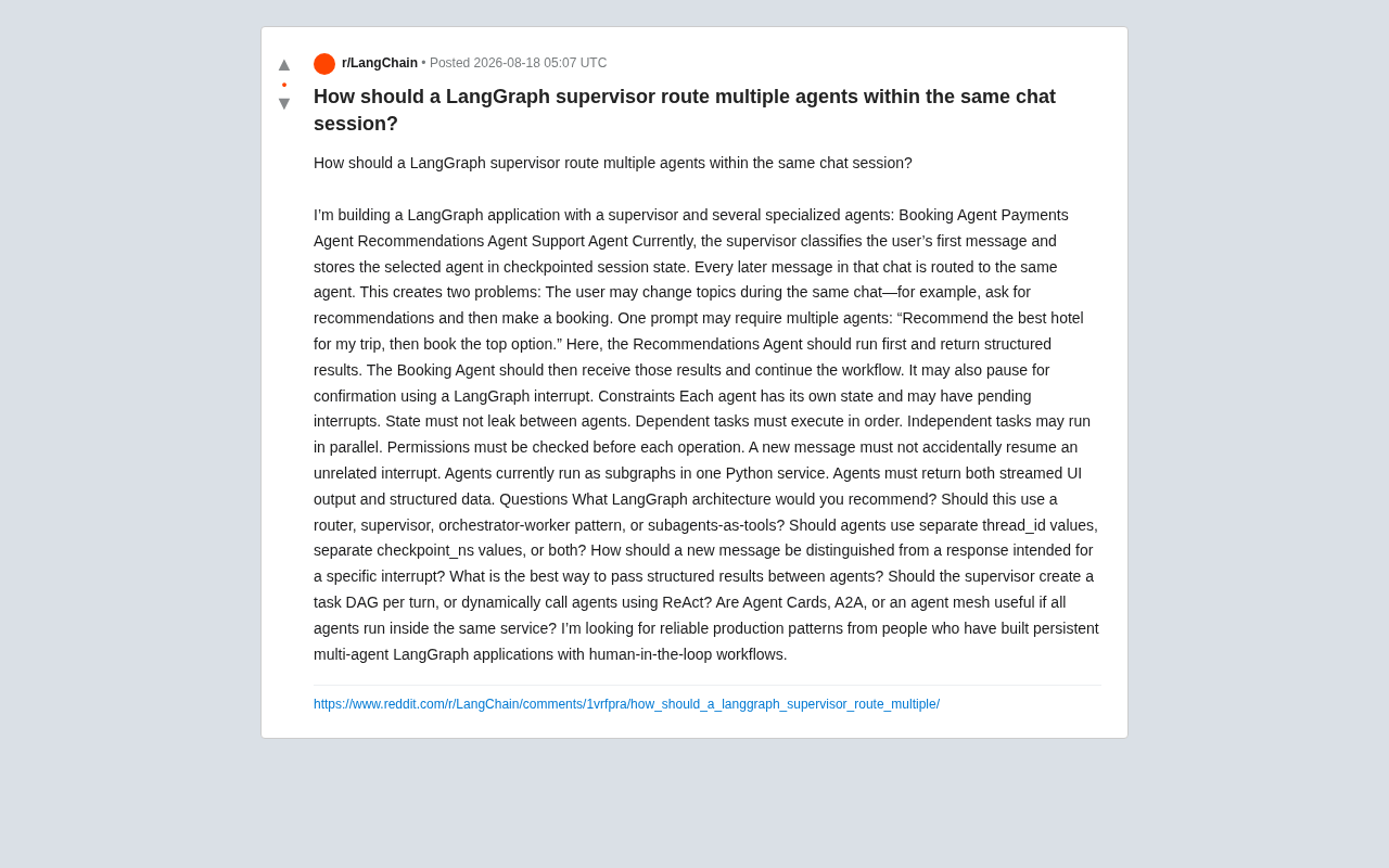 LangGraph多智能体路由:生产级Orchestrator-Worker架构设计