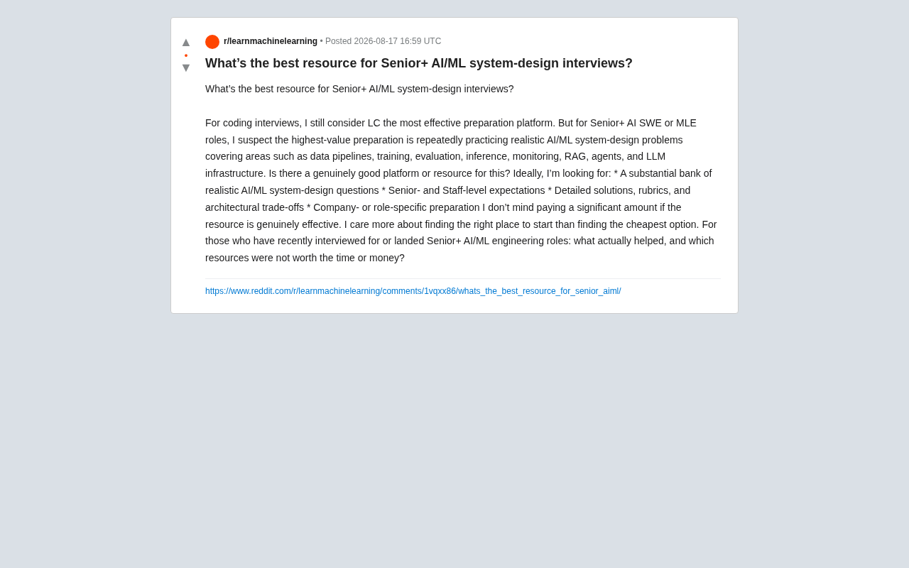 Advanced AI/ML System Design Interview Prep Guide: From Architectural Thinking to Practical Strategies