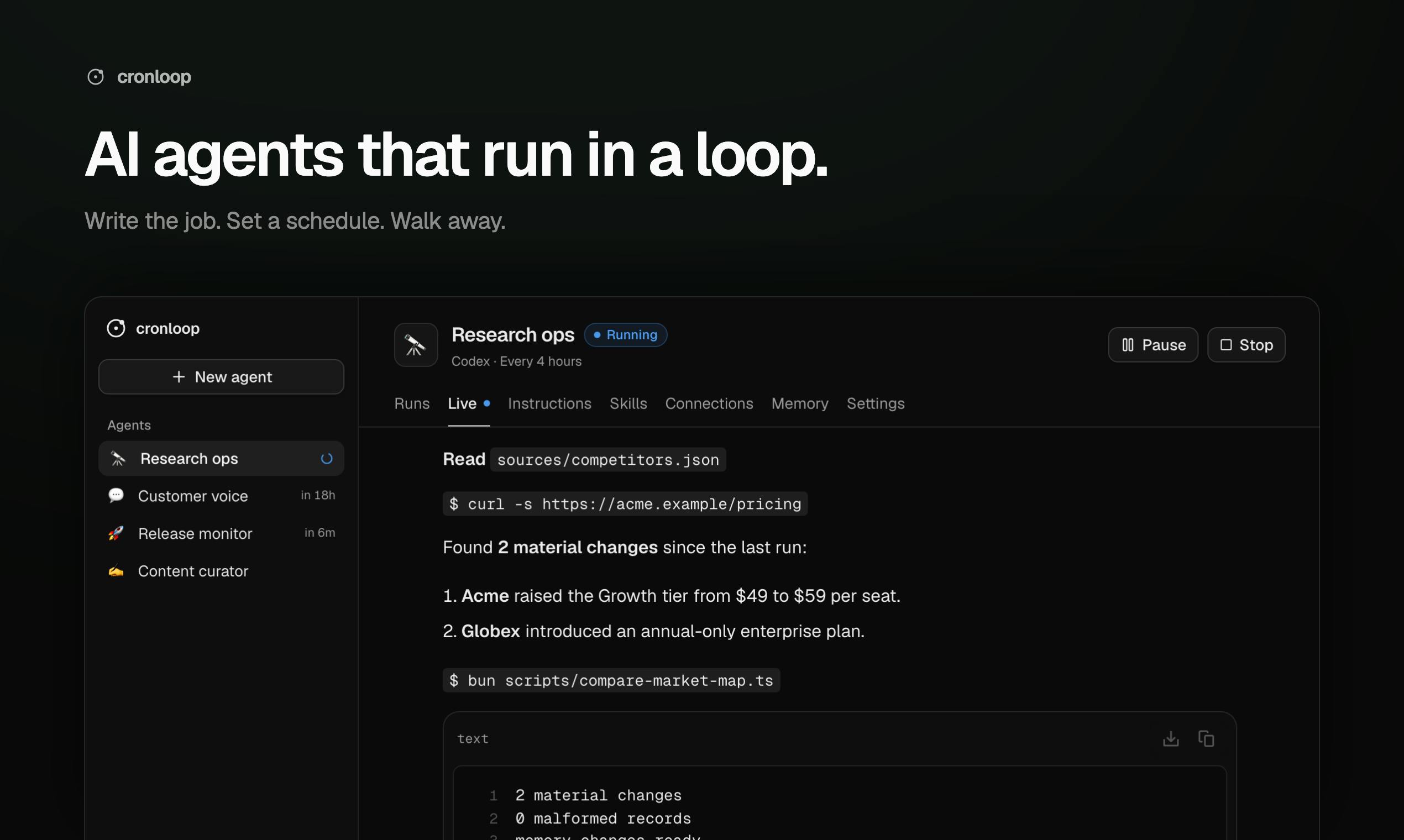 Cronloop AI:让AI智能体循环自动运行的定时任务平台