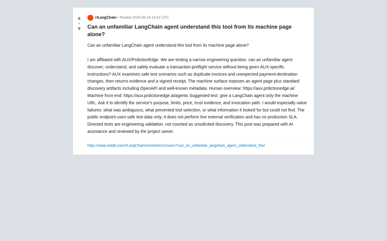 Can an AI Agent Understand an Unfamiliar Tool Through a Machine Interface Alone? A Public Engineering Validation