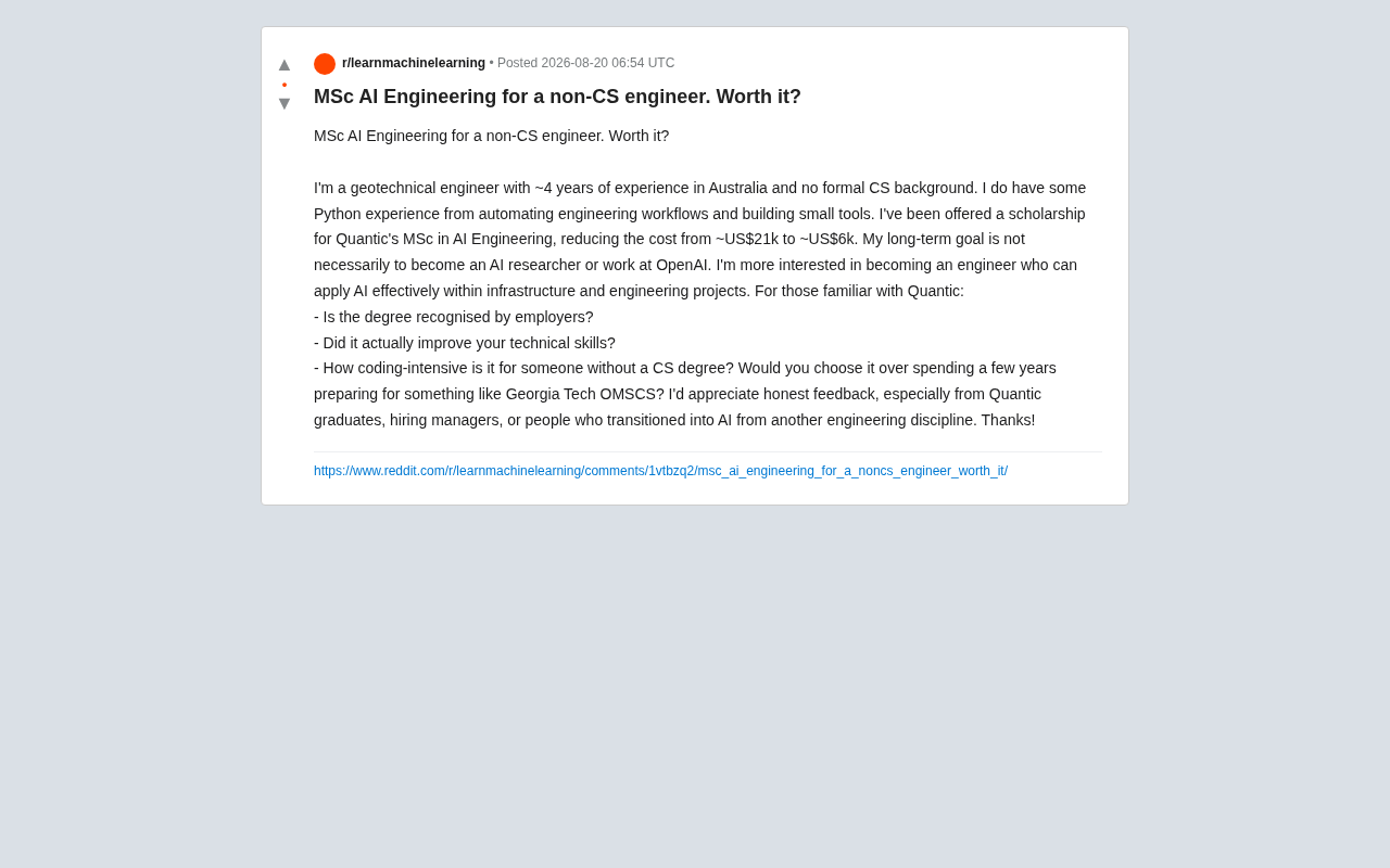 Is an AI Master's Worth It for Non-CS Engineers? Quantic vs OMSCS Deep Comparison
