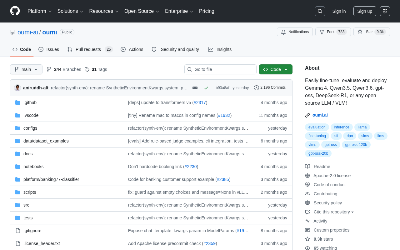 Oumi: An All-in-One Open-Source Framework for LLM Fine-Tuning, Evaluation, and Deployment