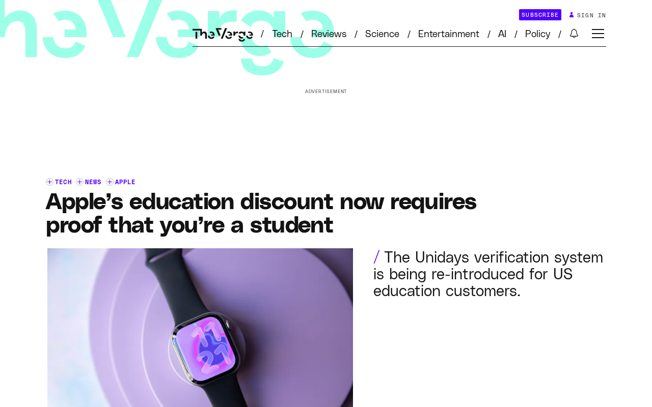 苹果教育优惠新规:美国强制UNiDAYS验证,Apple Watch首次纳入