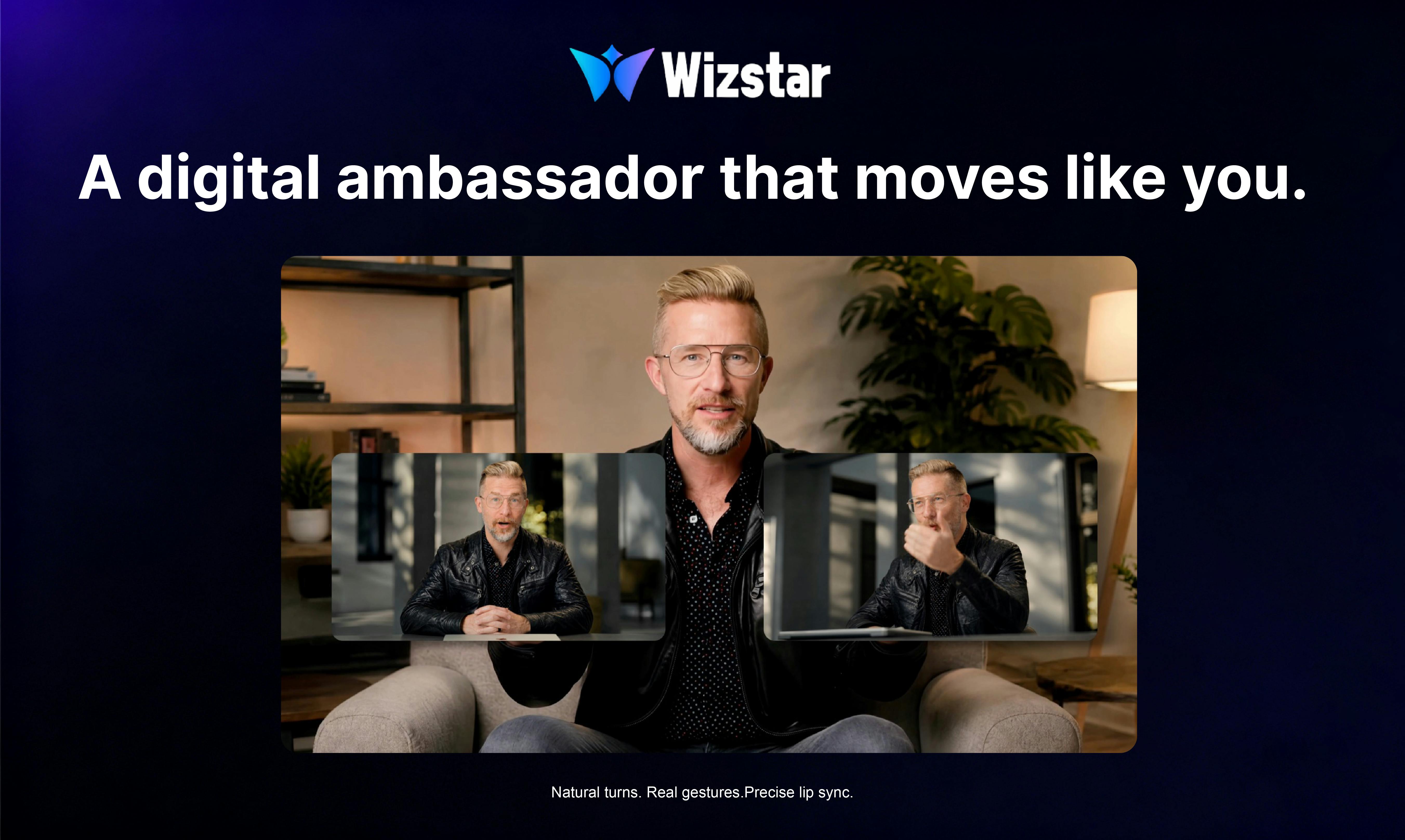 Wizstar:让数字分身像专业演员一样表演的AI工具