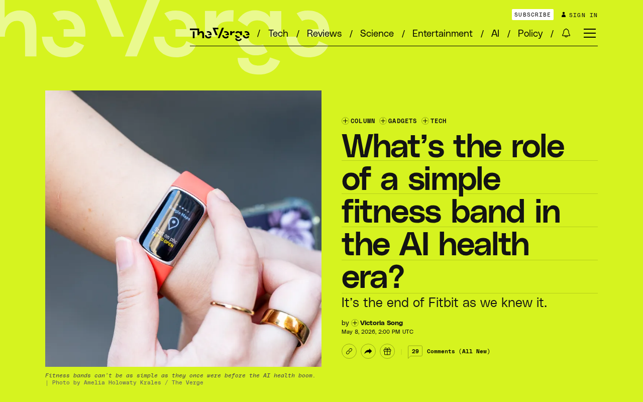 In the AI Health Era, Do Simple Fitness Bands Still Have a Place?