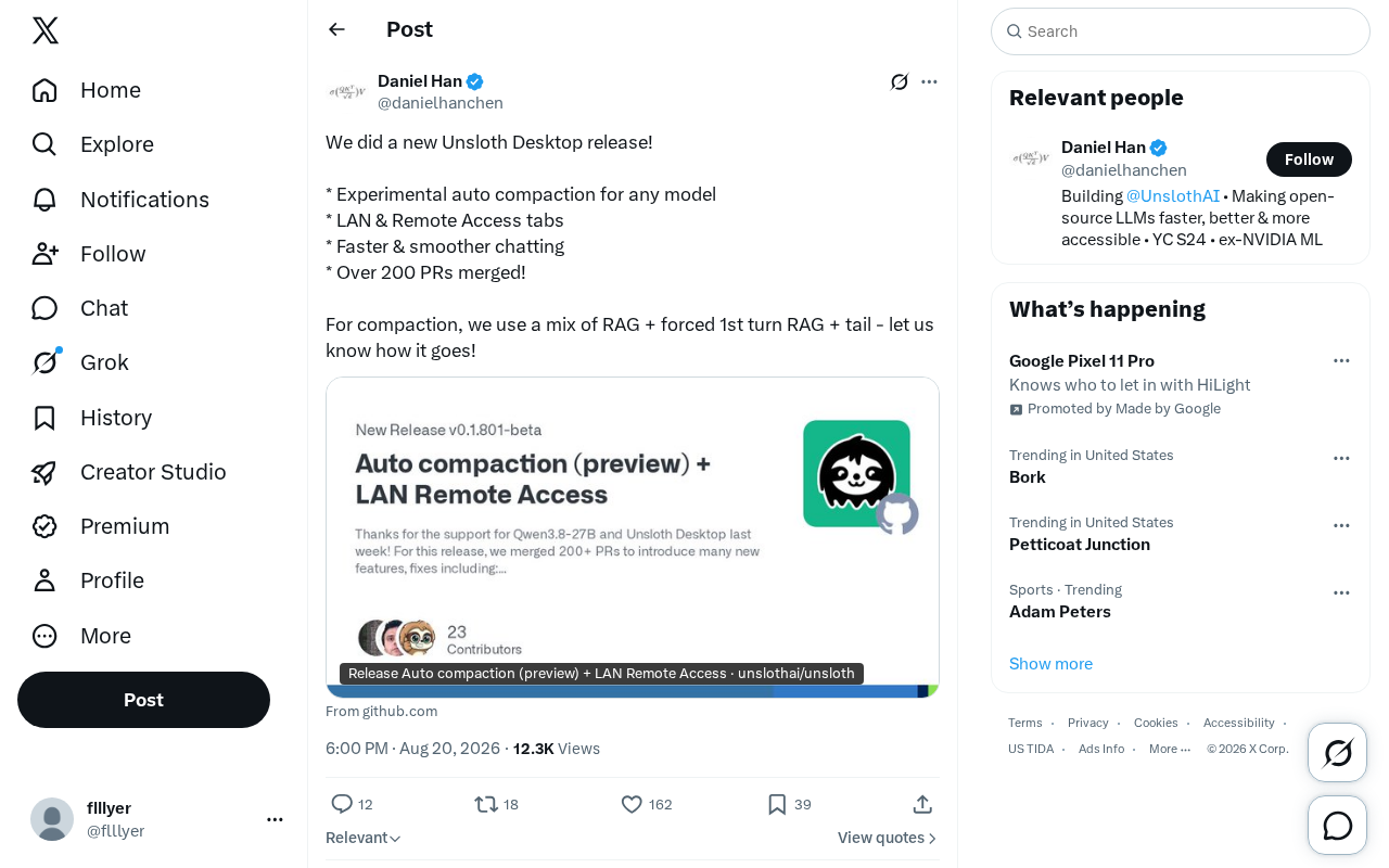 Major Unsloth Desktop Update: Auto Compaction, Remote Access, and 200+ Merged PRs Explained