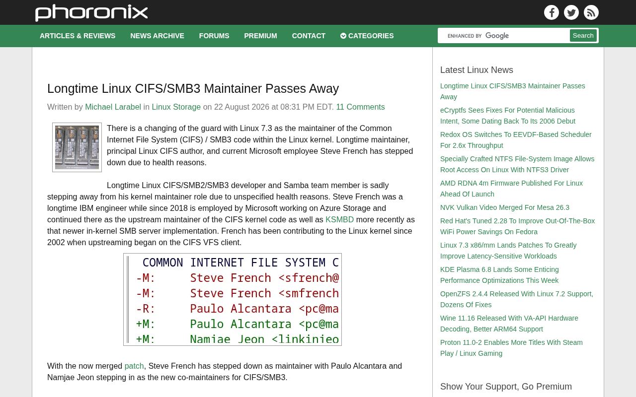Linux Kernel SMB/CIFS Maintainer Steve French Passes Away: Renewing Concerns Over Key-Person Risk in Open Source