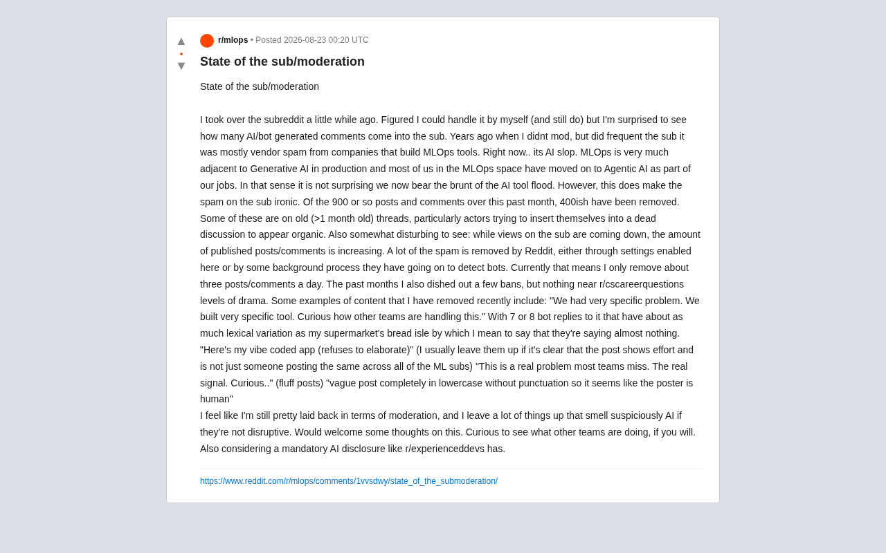 AI垃圾内容正在淹没技术社区:一位Reddit版主的真实数据