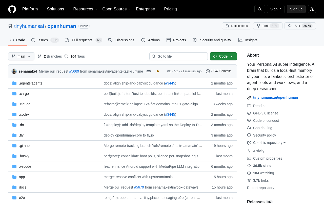 OpenHuman:用Rust打造本地优先的个人AI超级大脑