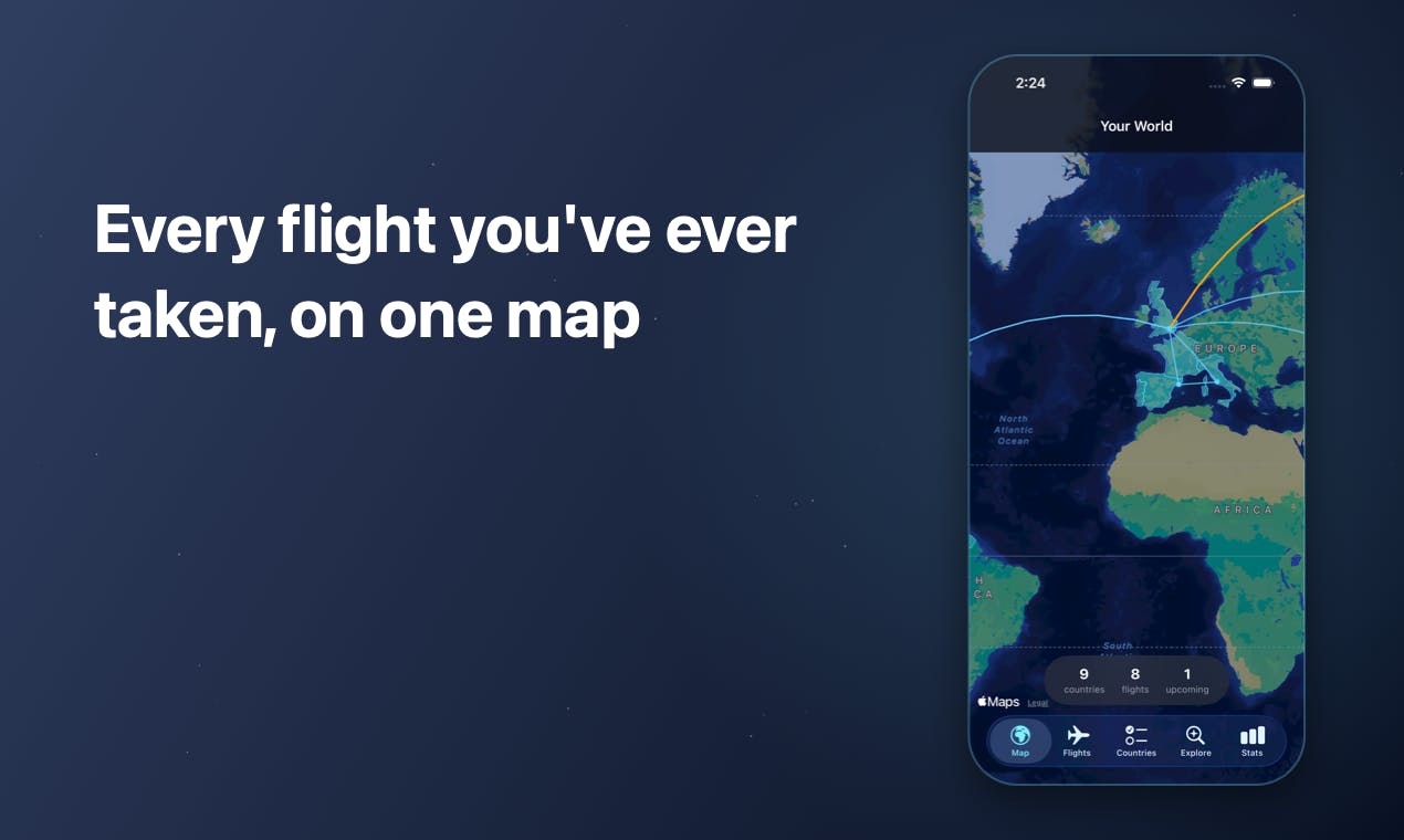 Flown App Review: Flight Log Visualization Maps & Automatic Delay Compensation Alerts