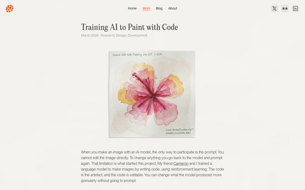 Training AI to Paint with Code: A Technical Deep Dive into Procedural Generative Art