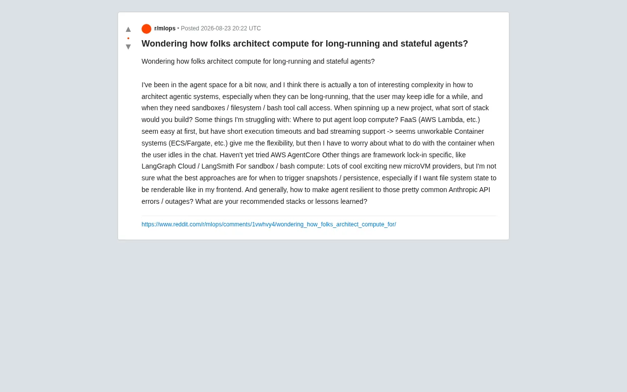长时运行AI Agent的算力架构设计:状态管理与容错难题解析