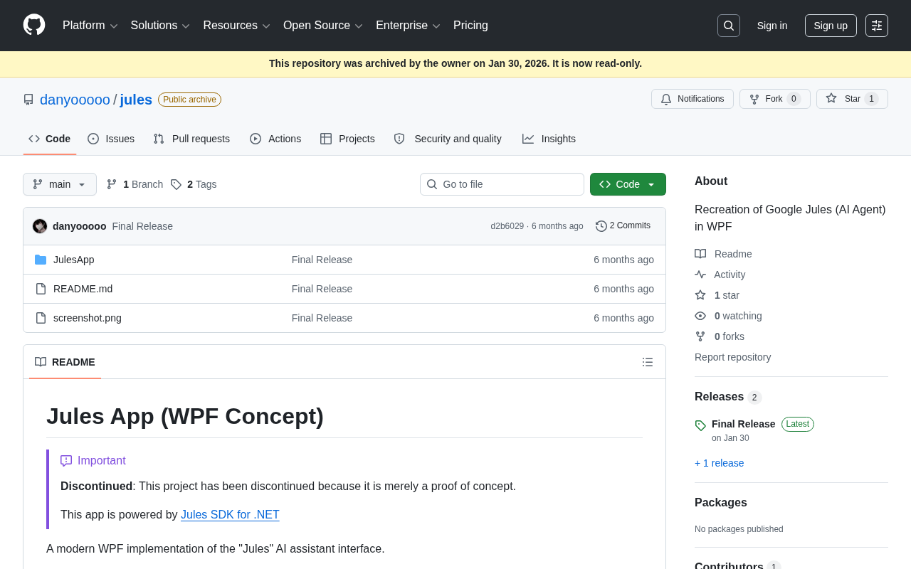 WPF Recreation of Google Jules: A Desktop Exploration of AI Agents