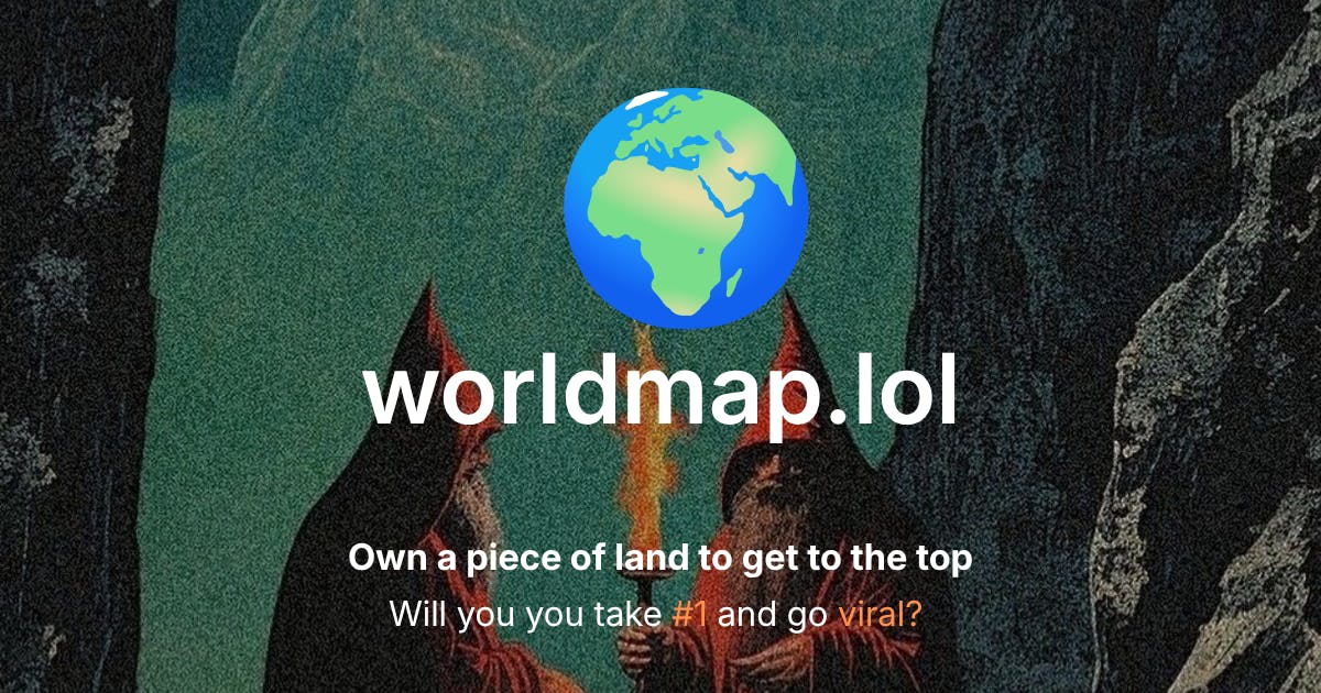 WorldMap.lol: The Viral Marketing Twist Where Founders Conquer Countries on a World Map