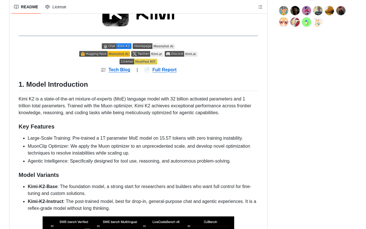 Kimi K2 project details
