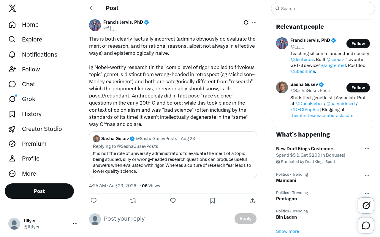 The Epistemological Puzzle of Evaluating Scientific Value: Reflections Sparked by a Tweet