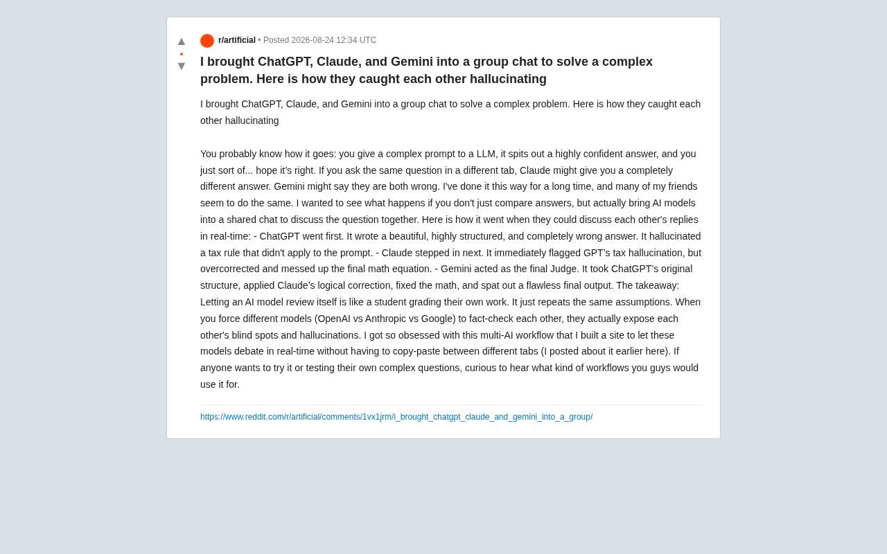 Put ChatGPT, Claude, and Gemini in a Group Chat to Debate: How Multi-Model Collaboration Catches AI Hallucinations
