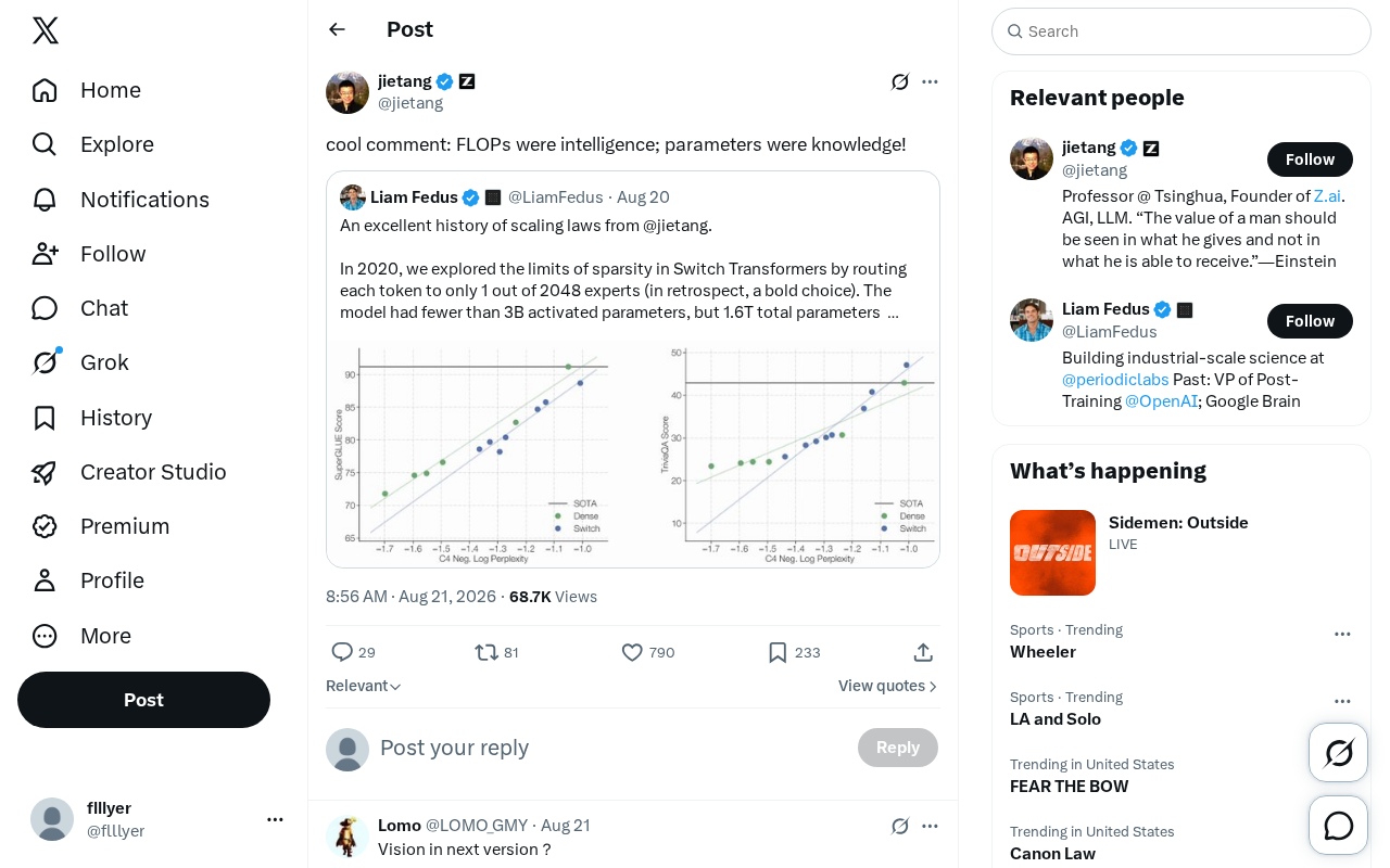 FLOPs Are Intelligence, Parameters Are Knowledge: Understanding the Essence of AI Large Models in One Sentence