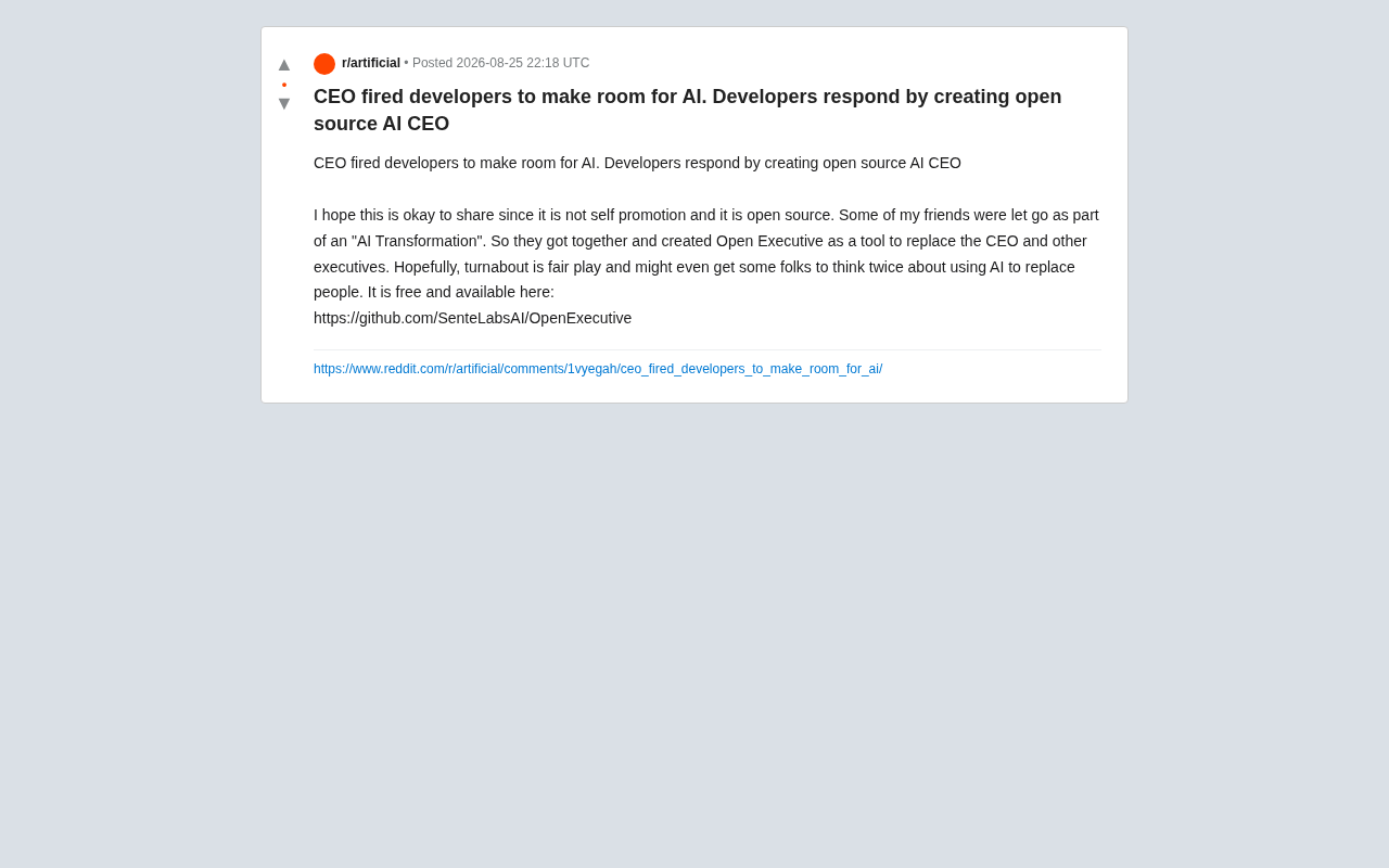 Open Executive:开发者用开源AI取代CEO的反击