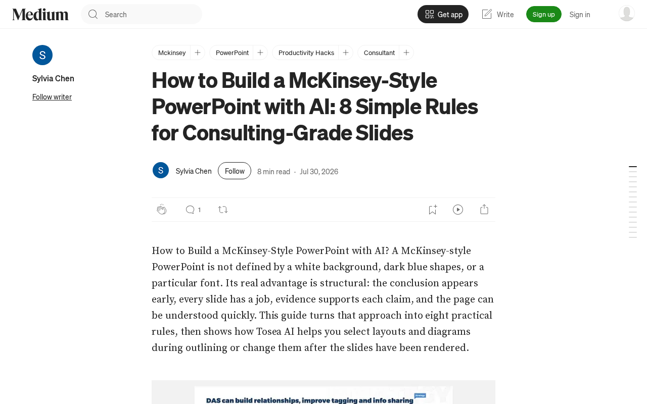 Creating McKinsey-Level PPTs with AI: 8 Golden Rules for Consulting Slides