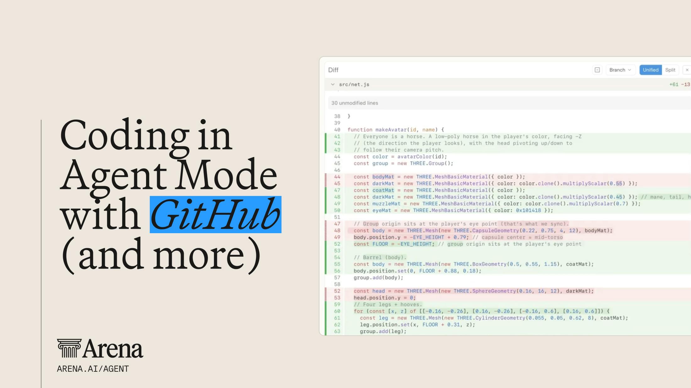 Arena AI Agent: A Coding Agent Embedded in GitHub That Takes You from Idea to Shipping in Minutes