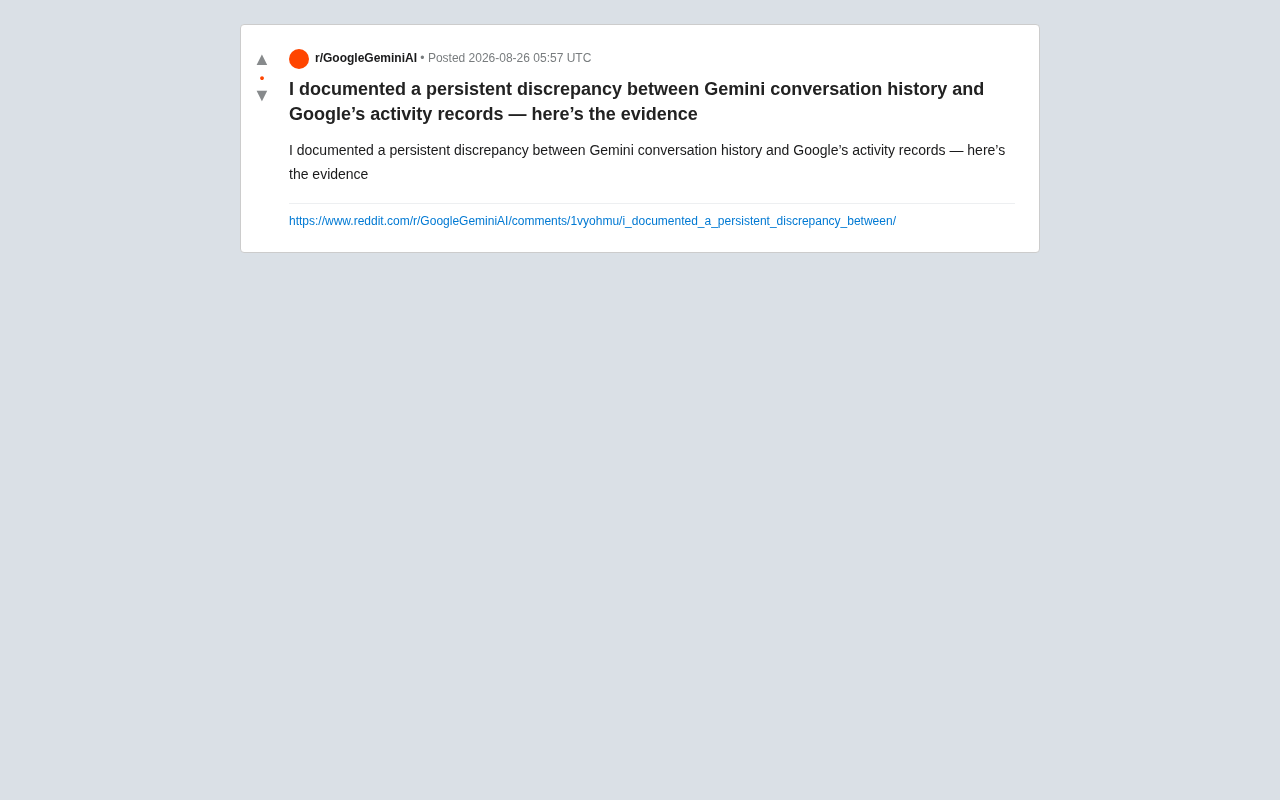 Gemini Conversation History vs. Google Activity Logs: A Hidden AI Data Transparency Concern