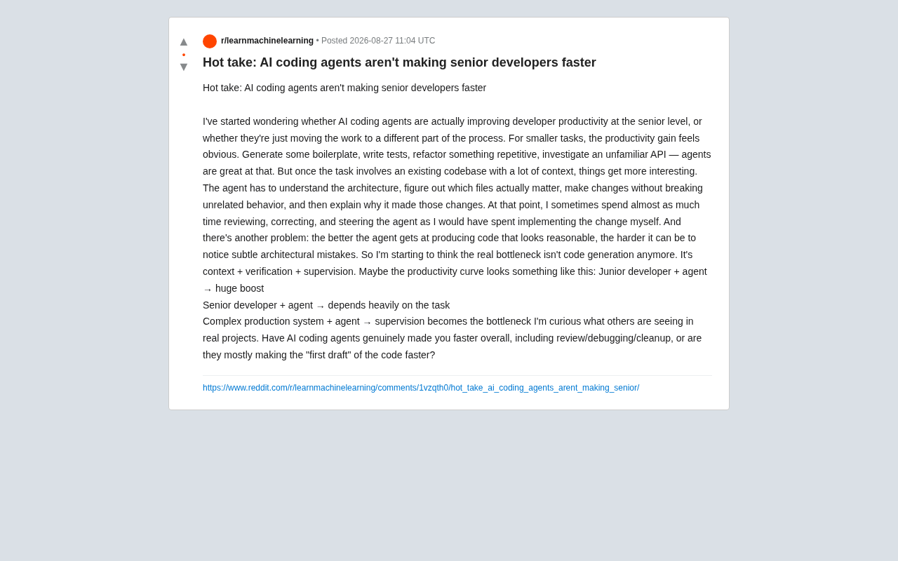 Do AI Coding Assistants Actually Boost Productivity for Senior Developers? The Truth About Bottleneck Migration