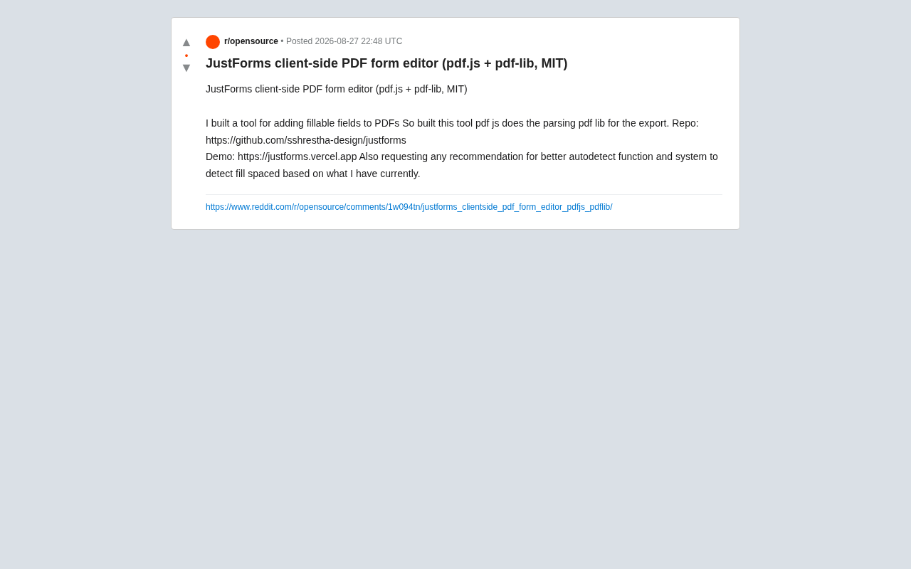 JustForms:免费开源的纯客户端PDF表单编辑器