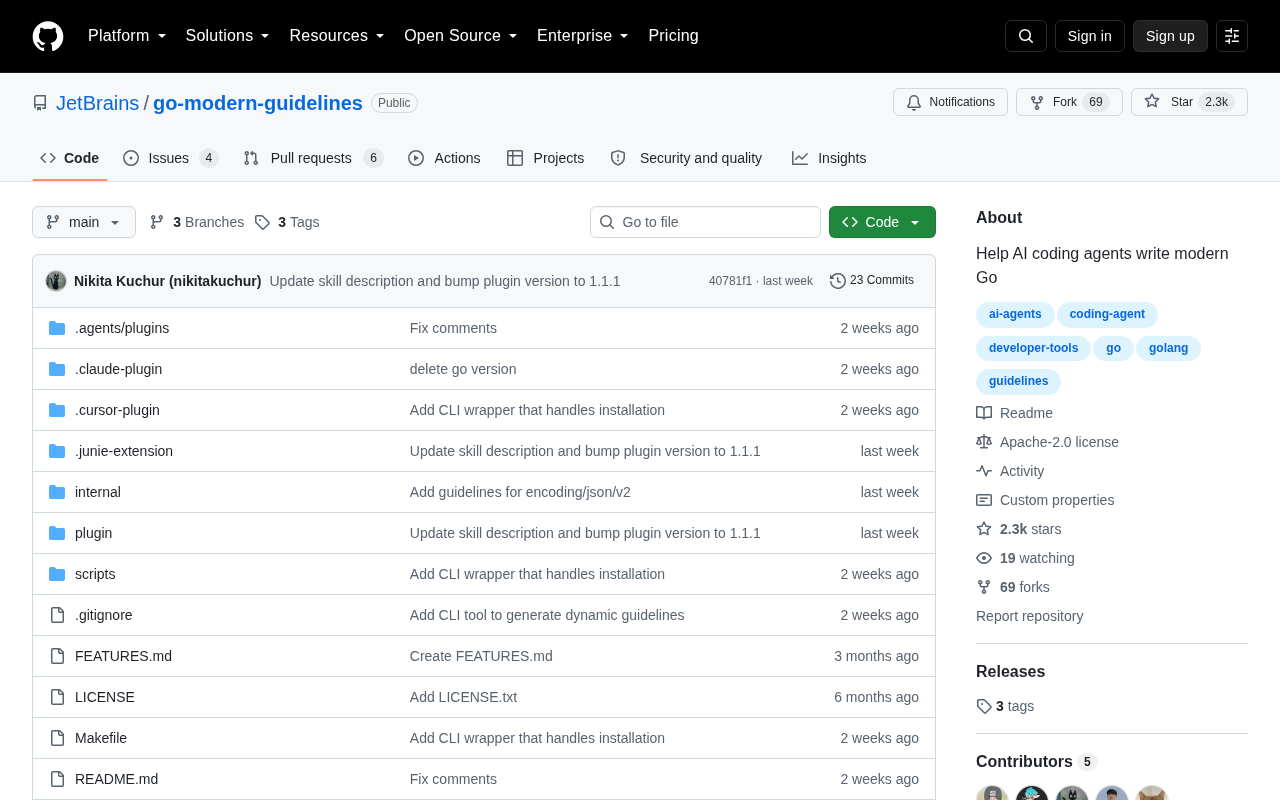 JetBrains Open-Sources go-modern-guidelines: Teaching AI to Write Modern Go Code