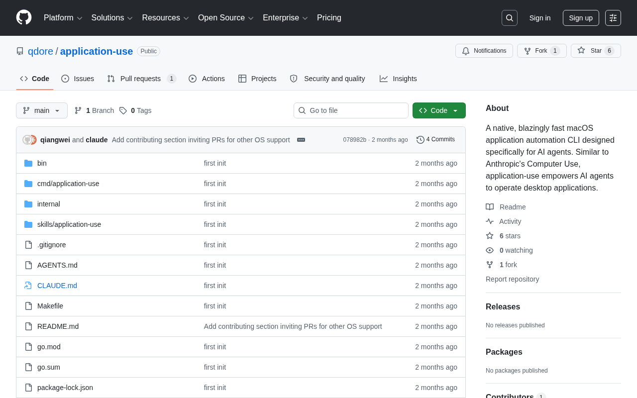 application-use: A Native macOS Desktop Automation CLI Tool Rivaling Anthropic Computer Use