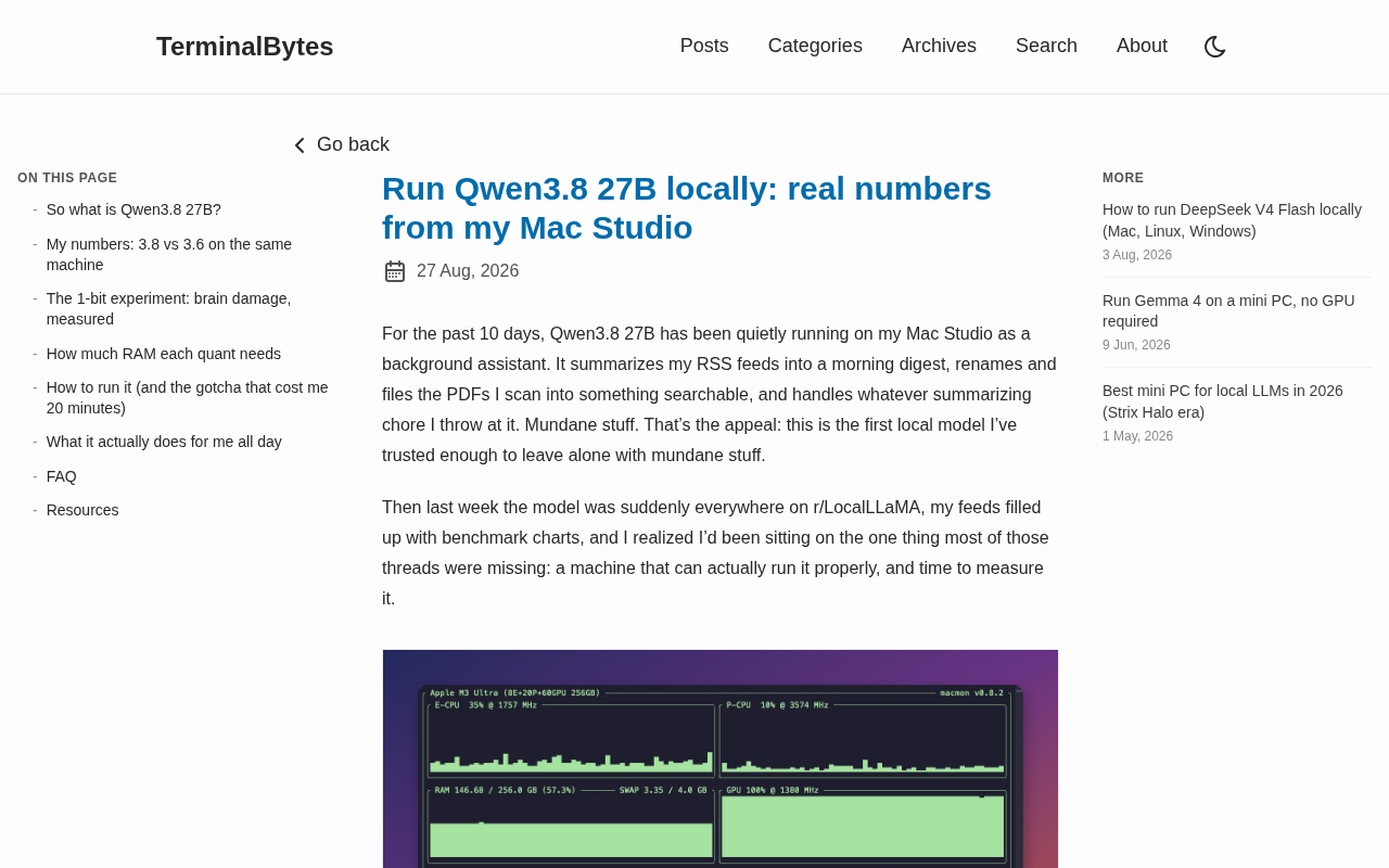 Running Qwen 27B Locally on Mac Studio: Real-World Performance Tests & Deployment Guide