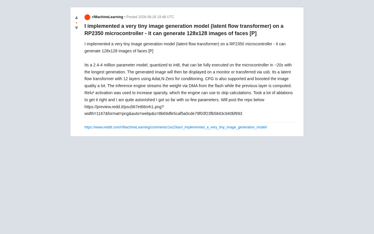 Reddit原帖展示的生成效果