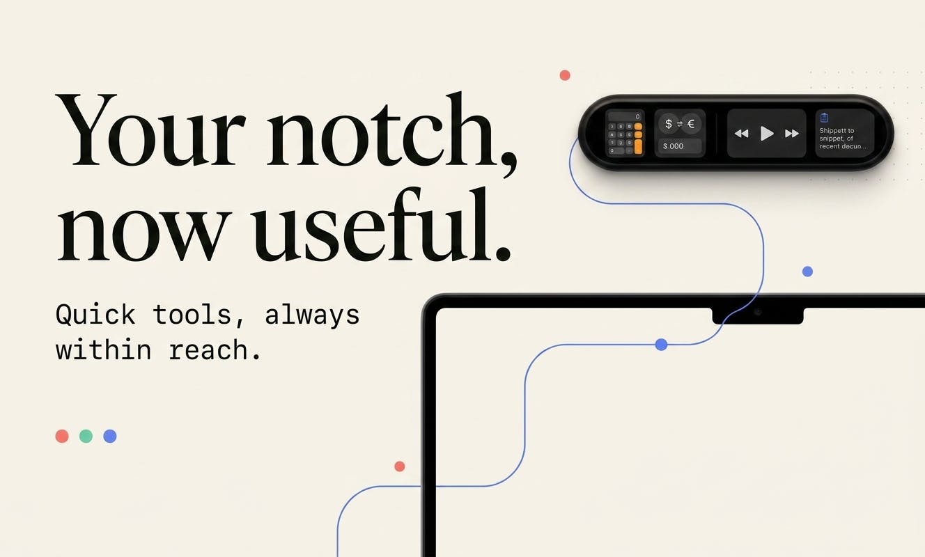 Fide Island: Turning the MacBook Notch into a Productivity Command Center