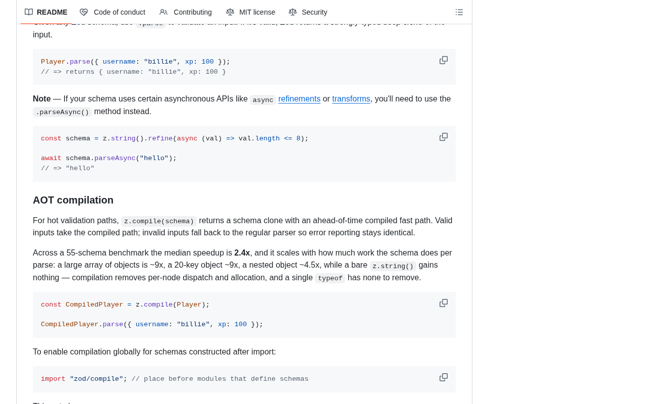 Zod Documentation and Ecosystem