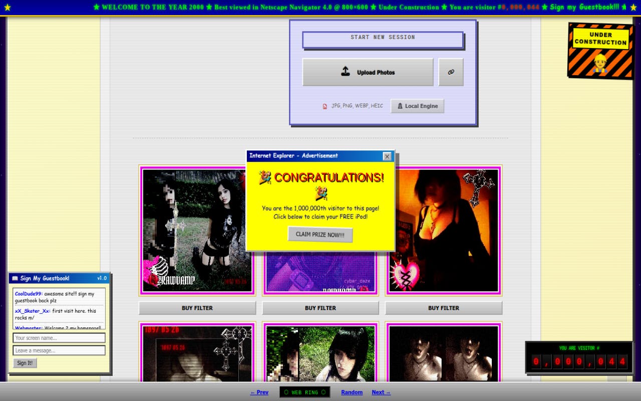 RawY2K: A Chrome Retro Theme Extension That Sends Any Webpage Back to the 90s with One Click