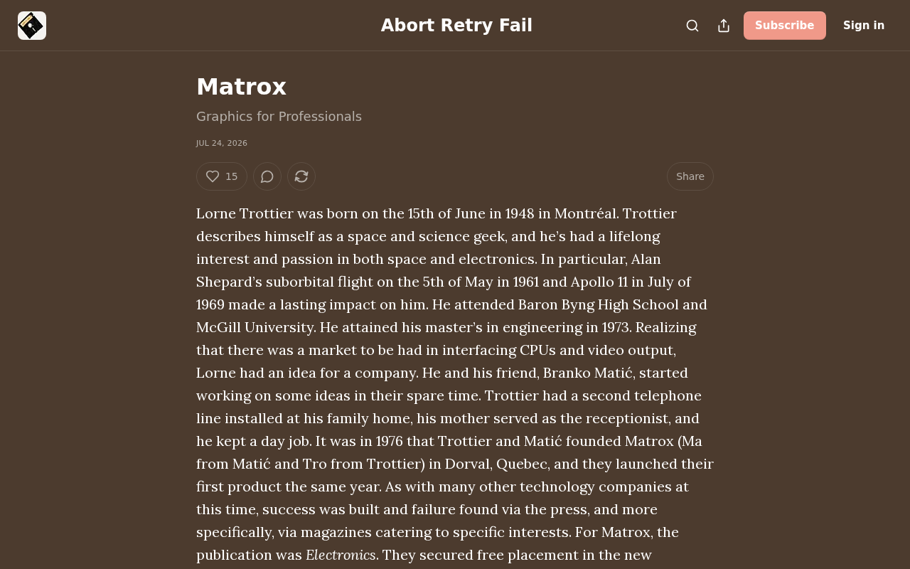 Matrox迈创转型史:从消费显卡先驱到专业图形方案商