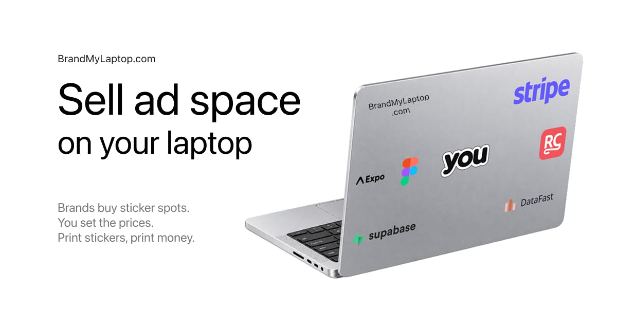 BrandMyLaptop: The New Hustle of Turning Your Laptop Into Ad Space