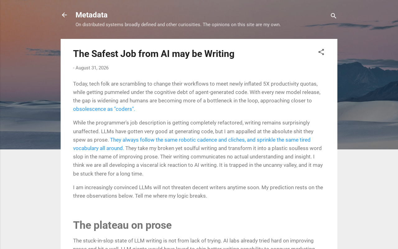 Why Writing May Be the Hardest Job for AI to Replace