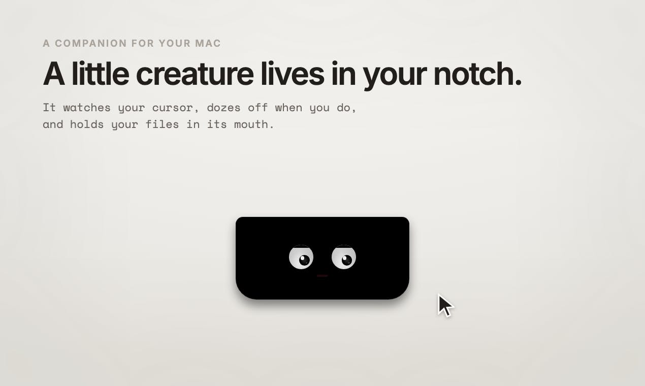 Notchling: A Desktop Pet That Lives in Your MacBook's Notch