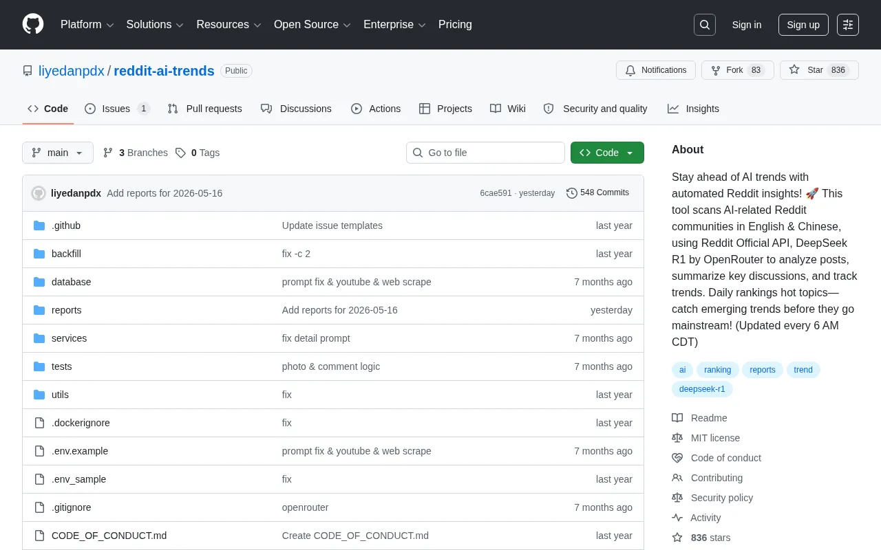 Reddit AI Trend Tracking Tool: Automatically Capture AI Hotspots with DeepSeek