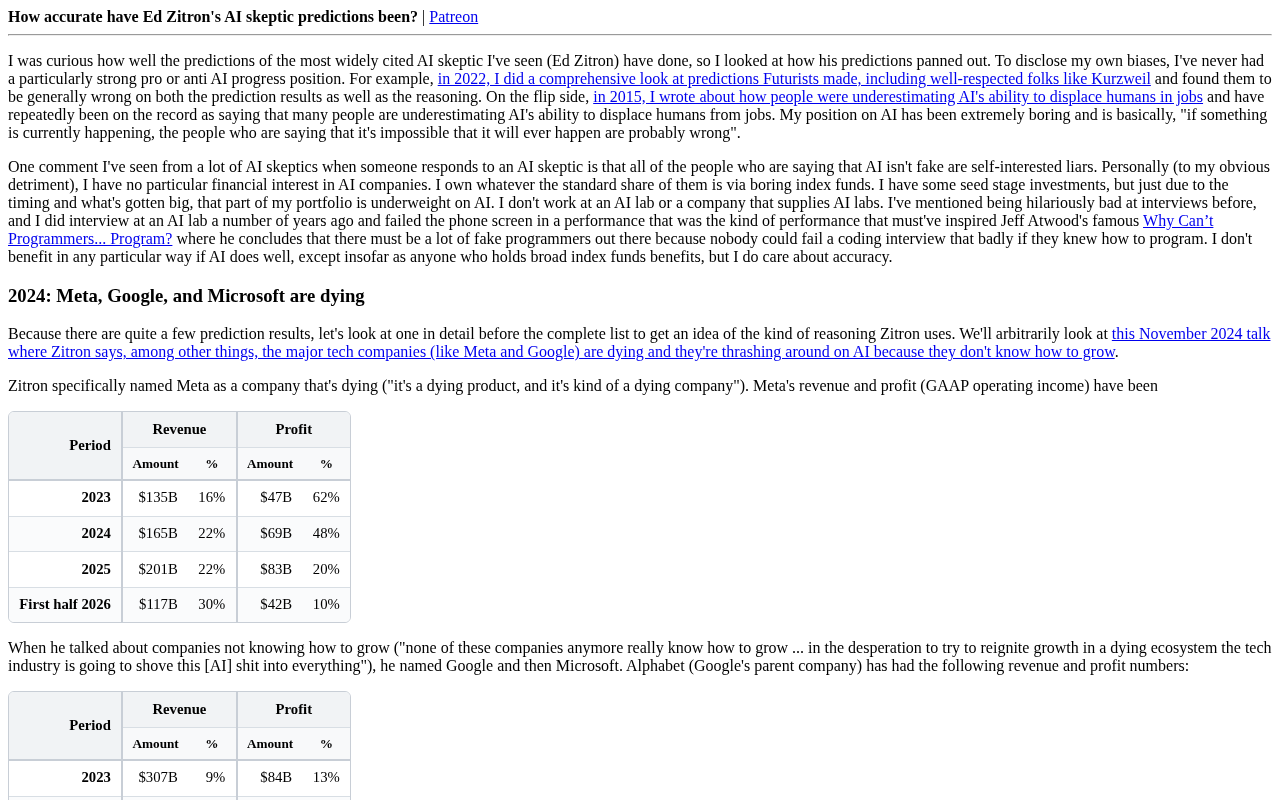 Fact-Checking AI Skeptic Ed Zitron's Prediction Track Record