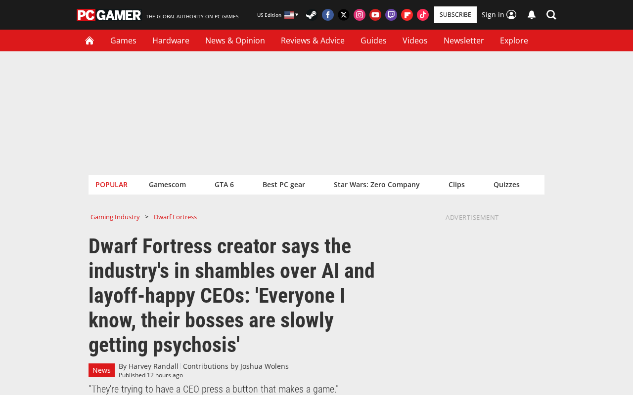 Dwarf Fortress Creator Tarn Adams: AI Is Throwing the Gaming Industry Into Chaos