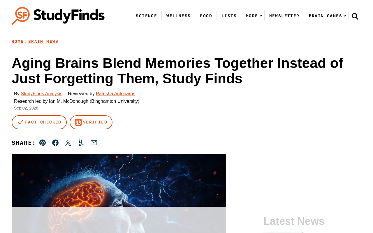 The Aging Brain Doesn't Forget — It Blends Memories Together