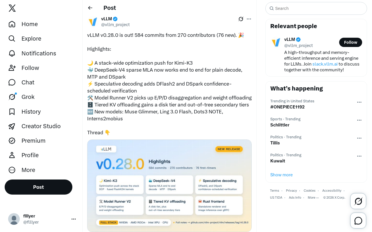 vLLM v0.28.0 Released: 584 Commits Deliver Full-Stack Inference Optimization