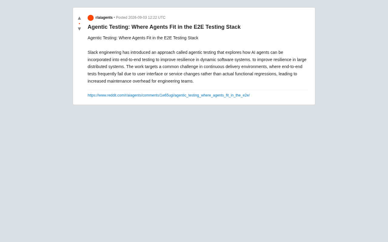 Slack's Agentic Testing in Practice: How AI Agents Tackle the E2E Test Flakiness Problem