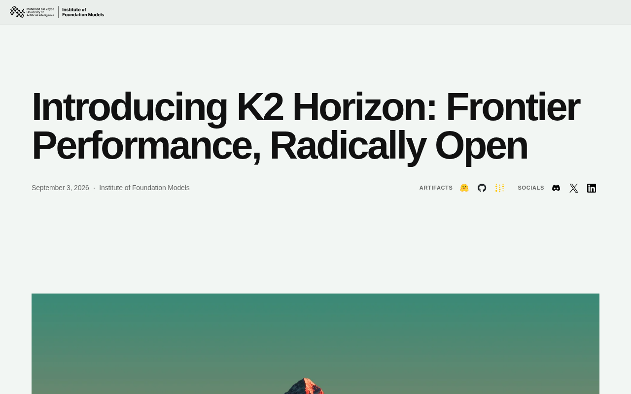K2 Horizon Project Overview