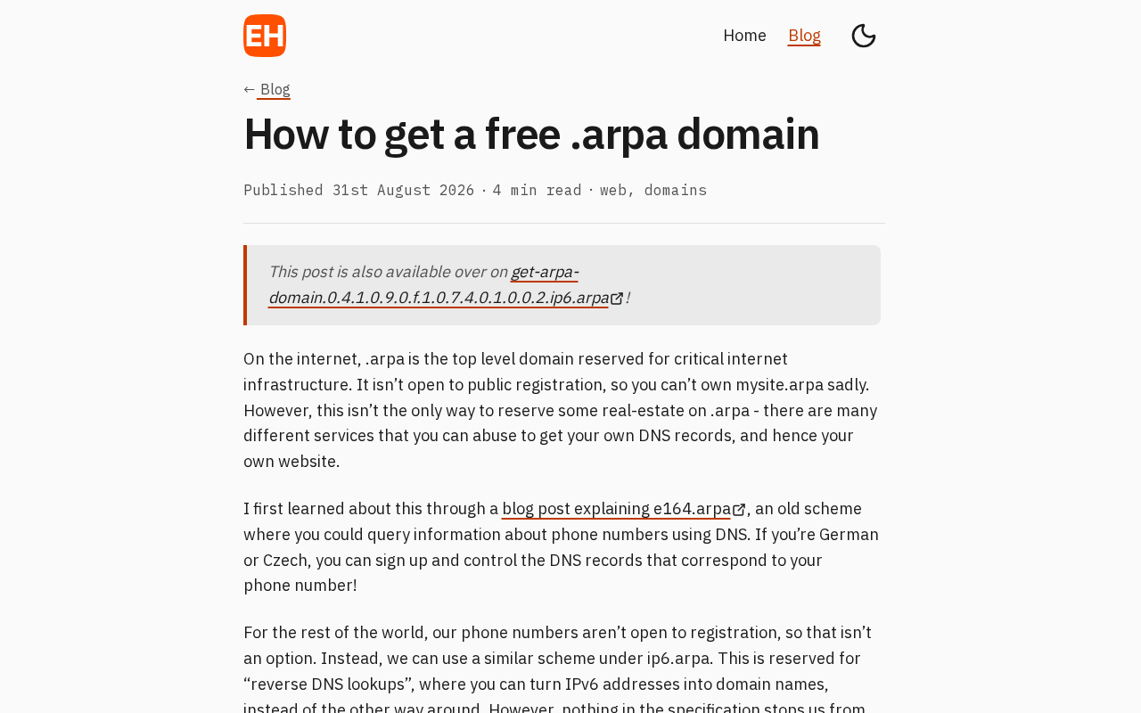 What Is a .arpa Domain? Reverse DNS Lookup and How to Get One for Free