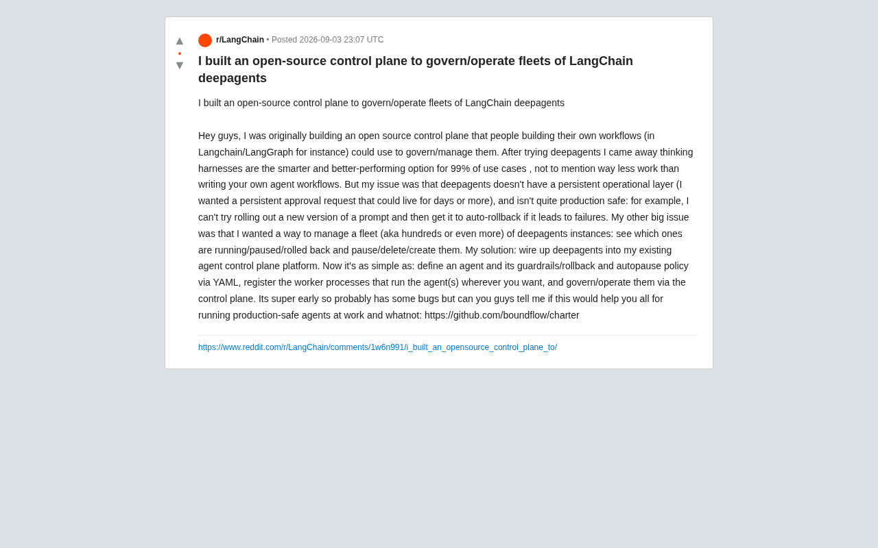 Charter Open-Source Control Plane: A Production-Grade Solution for Governing LangChain Agents at Scale