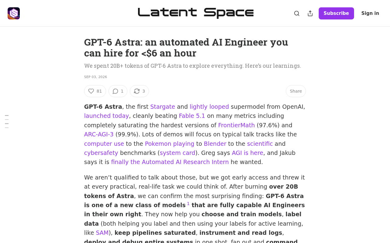 GPT-6 Astra实测:时薪6美元的AI工程师靠谱吗