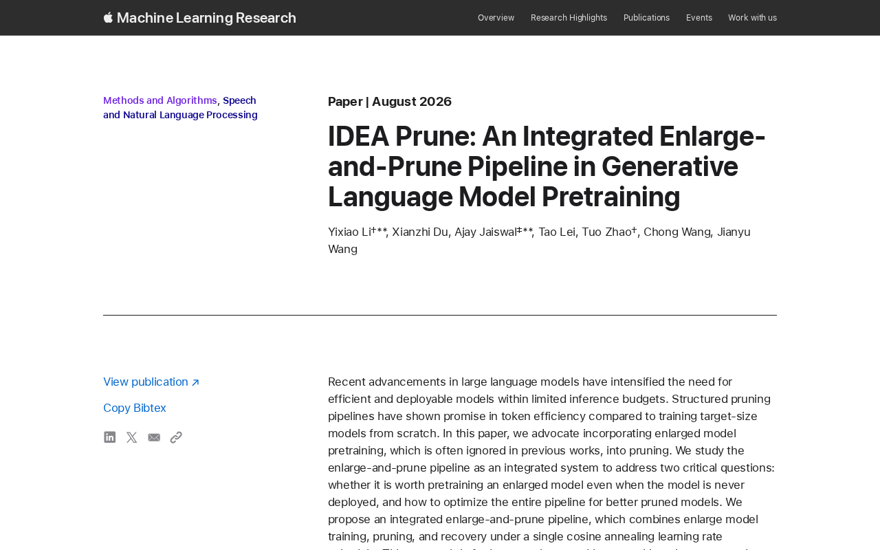 IDEA Prune 研究论文